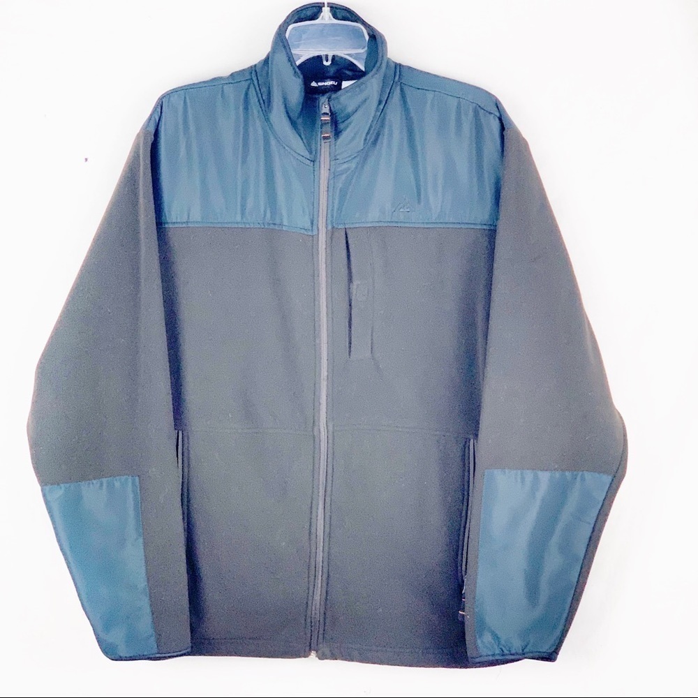 EUC-SNOZU Fleece front Zipper Winter Jacket Sz L